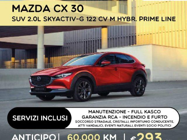 MAZDA CX-30 NOLEGGIO LUNGO TERMINE 2.0  MHybrid 2WD Prime Line