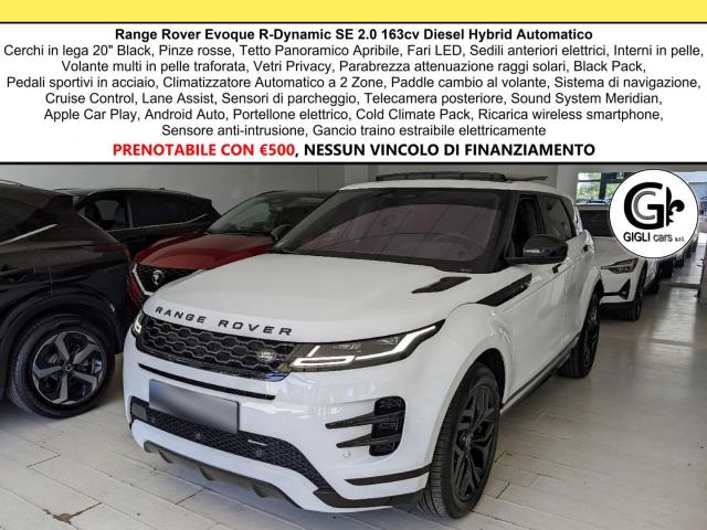 LAND ROVER Range Rover Evoque 2.0 i4 mhev R-Dynamic SE AWD Rdynamic Tetto Nav Cam