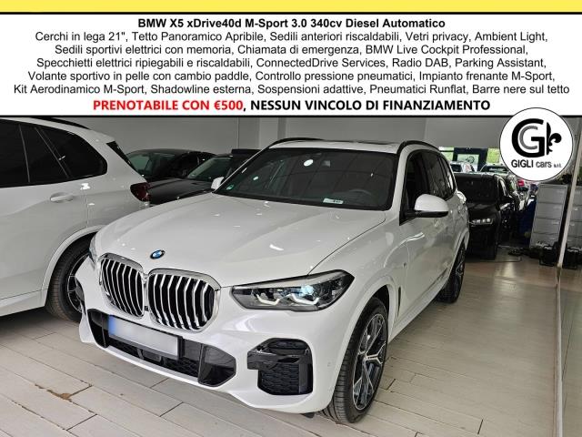 BMW X5 Xdrive 40d M-Sport Tetto cam Led msport m sport