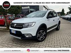 DACIA NUOVA SANDERO STEPWAY Stepway 1.5 Blue dCi 95cv 15th Anniversary Stepway 1.5 blue 