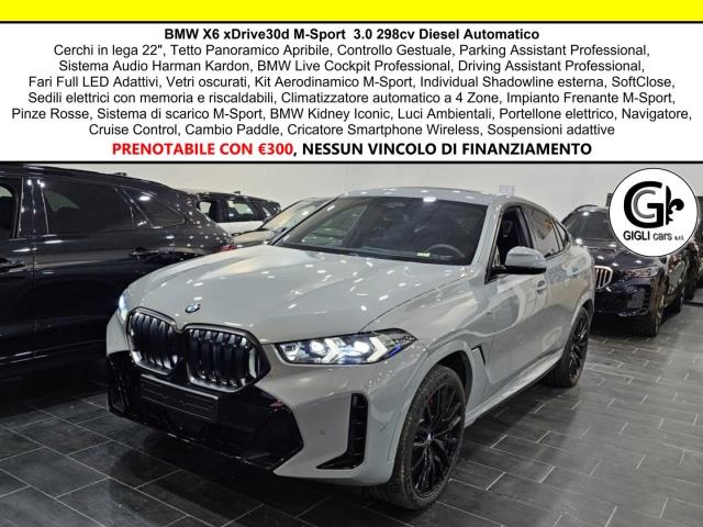 BMW X6 30d xDrive M-Sport PRO Tetto Navi 360Â° C22" MSport