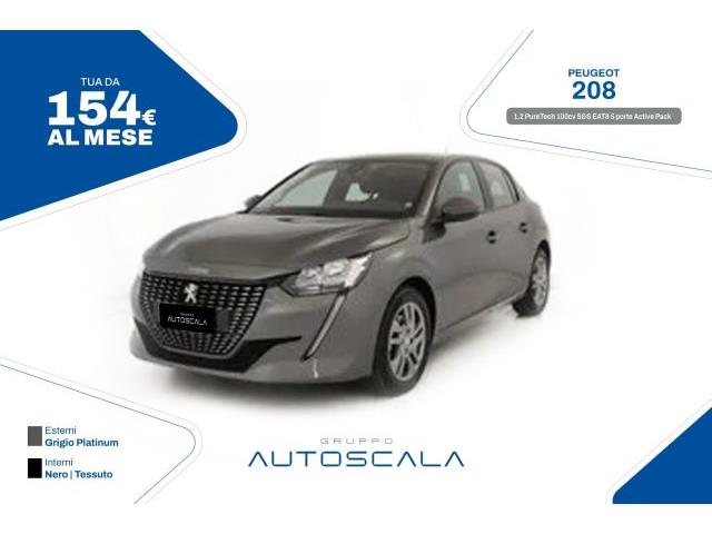 PEUGEOT 208 1.2 PureTech 100cv S&S EAT8 5 porte Active Pack