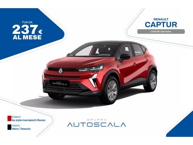 RENAULT NEW CAPTUR 1.0 ECO-GPL 100cv Techno