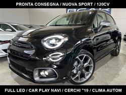 FIAT 500X 1.0 120CV GPLSport F.LED/"19/NAV/CAR PLAY/TELEC.