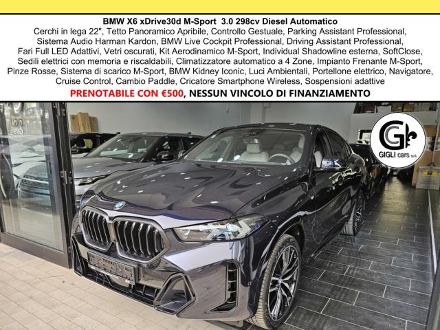 BMW X6 M-Sport C.22 Tetto Navi CAM360 HarmanKardon MSport