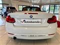 BMW SERIE 2 i Cabrio Luxury FULL Optionals PREZZO REALE !!